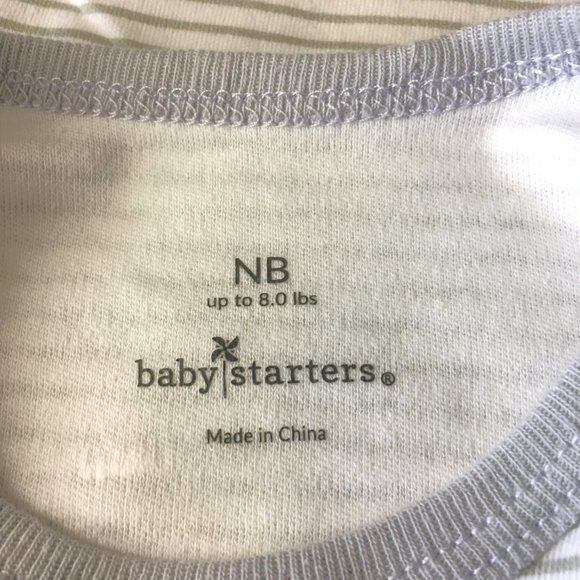 BABY STARTERS Cotton Newborn Onesie  NEW WITH TAG! - Picture 4 of 6